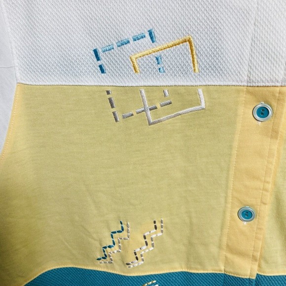 Vintage Blast Women Embroidered Top Short Sleeves Size L - Picture 3 of 5